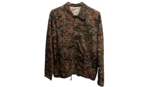 Used Supreme X Comme Des Garçons SHIRT Green Camo Coach Jacket  SS13
