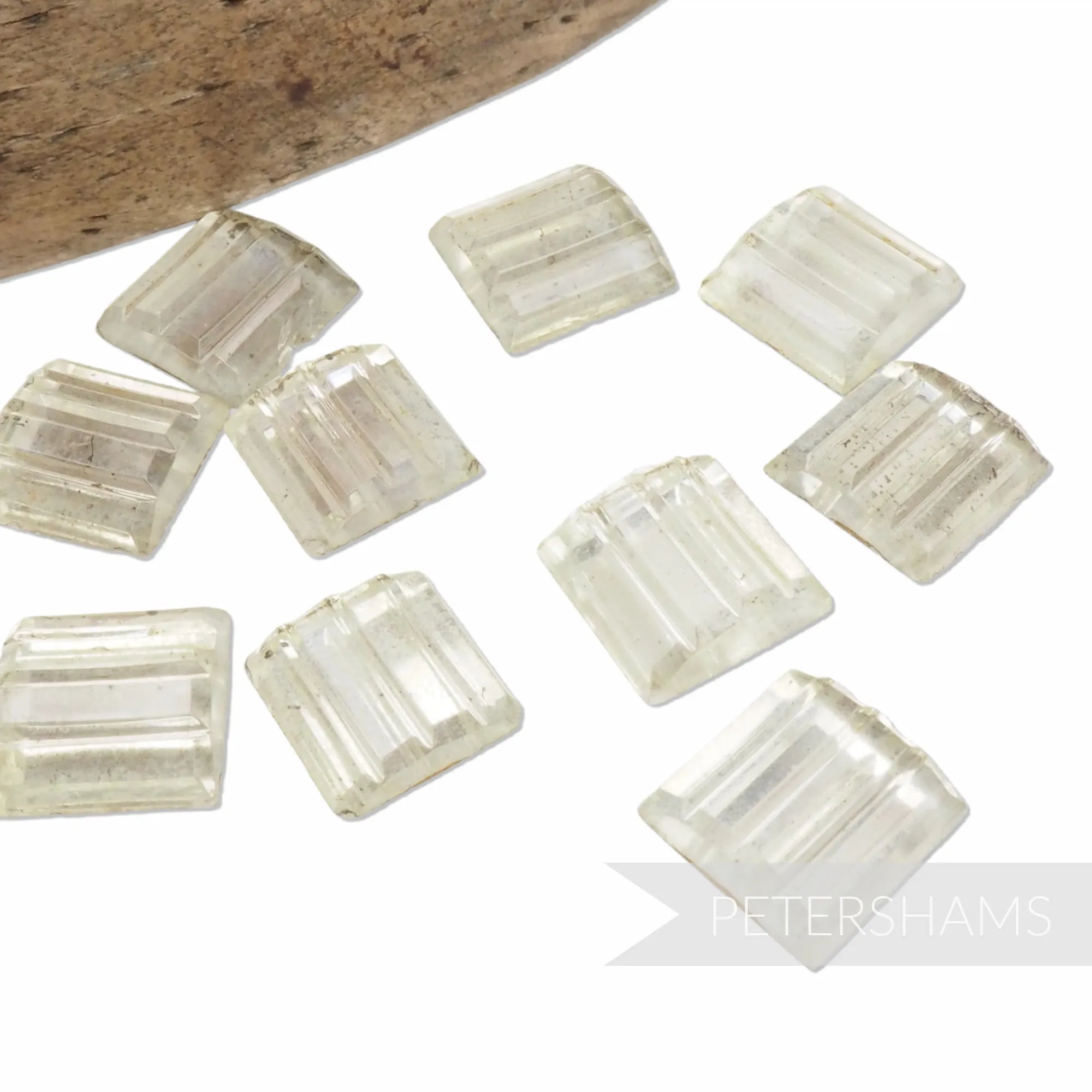 Vintage 1940's German Crystals - Chandelier Cut 12mm