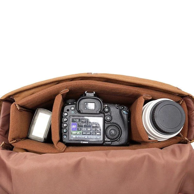 Vintage Casual Canvas Camera Bag For DSLR