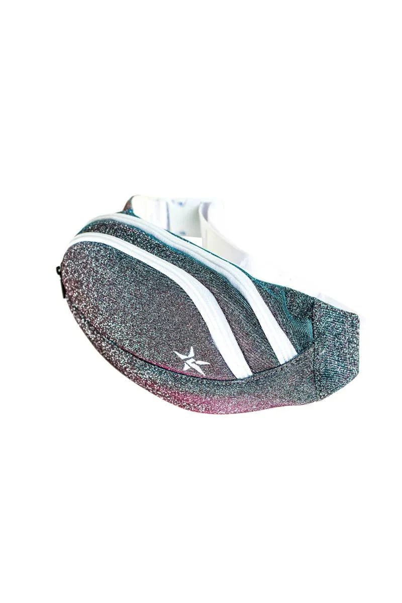 Vintage Mermaid Youth Rebel Fanny Pack with White Zipper