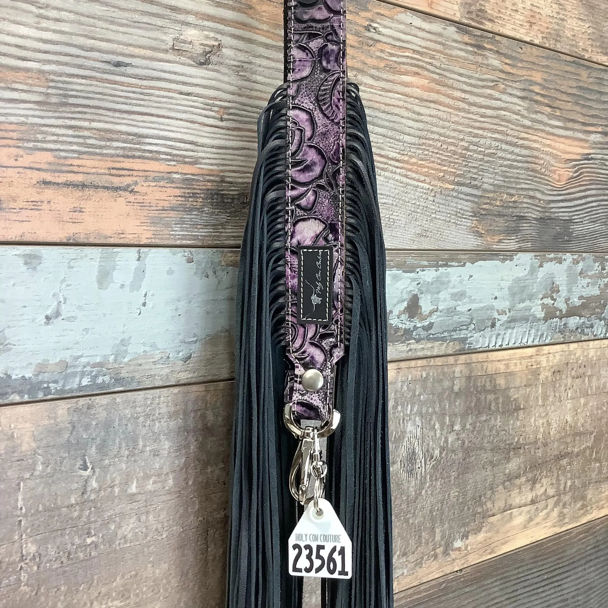 Western Mini Leather Fringe Strap 48" #23561