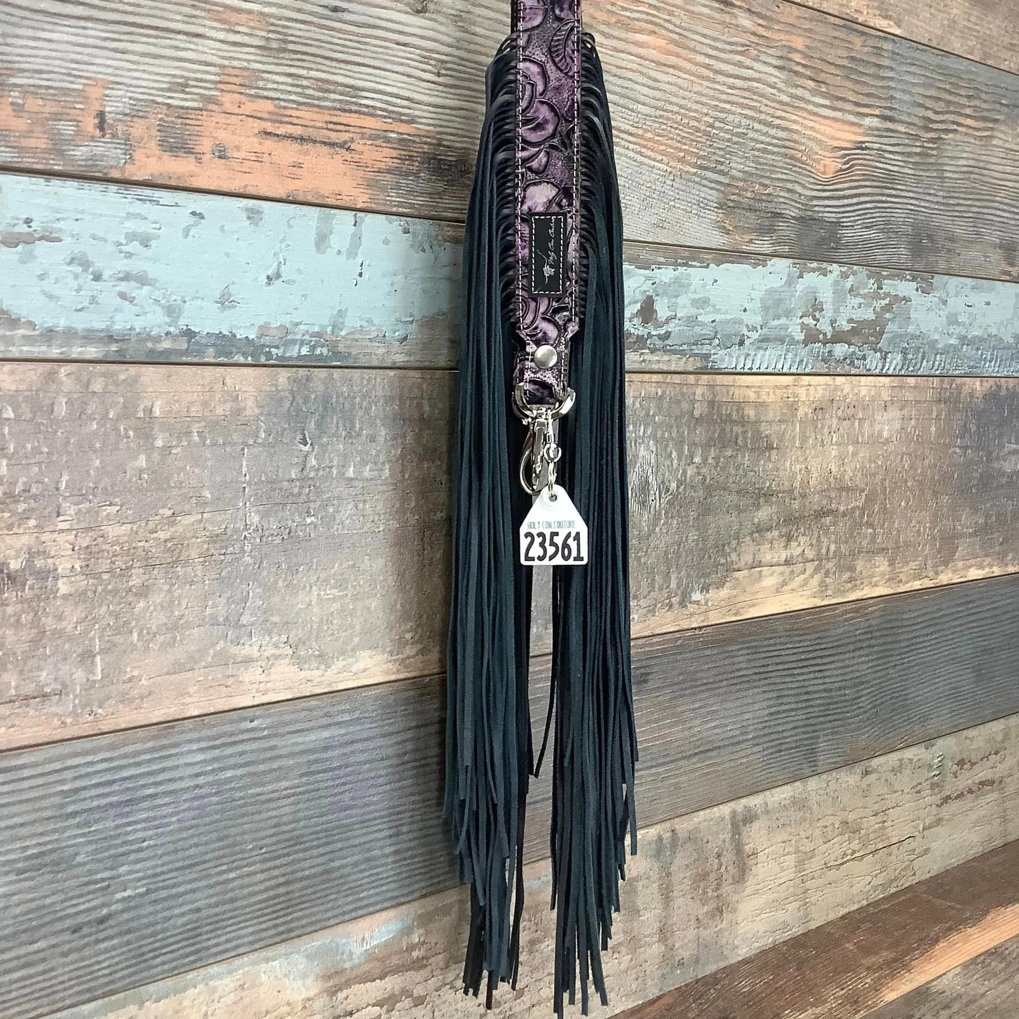 Western Mini Leather Fringe Strap 48" #23561