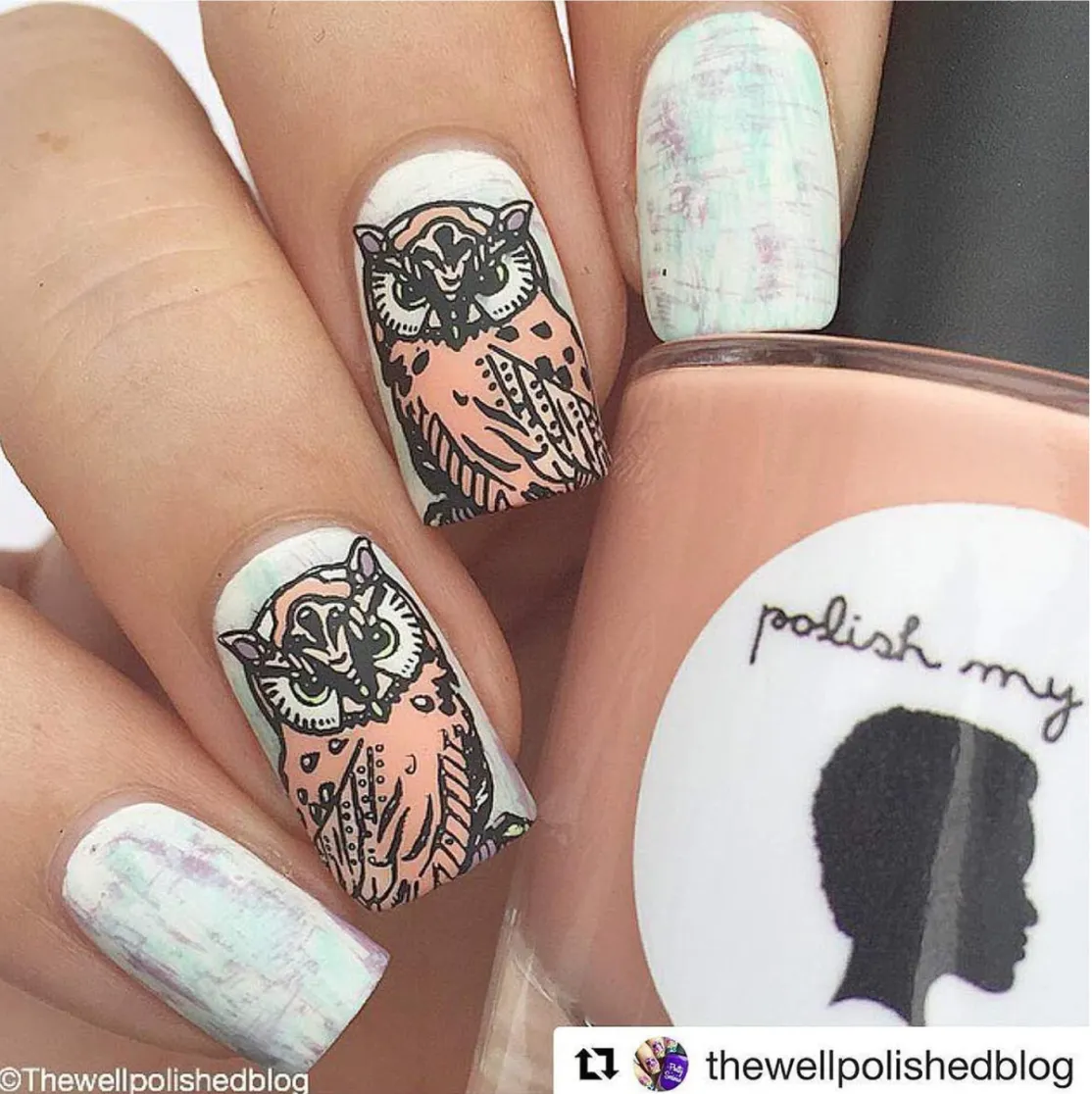Who Gives a Hoot - Uber Chic Mini Stamping Plate