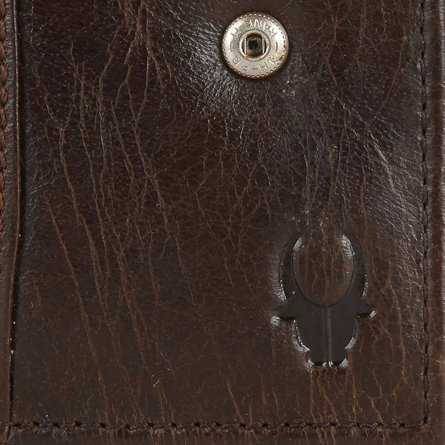 WildHorn Dark Brown Genuine Leather Credit Card Holder