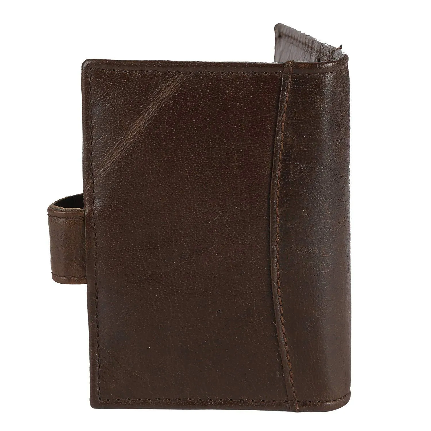 WildHorn Dark Brown Genuine Leather Credit Card Holder