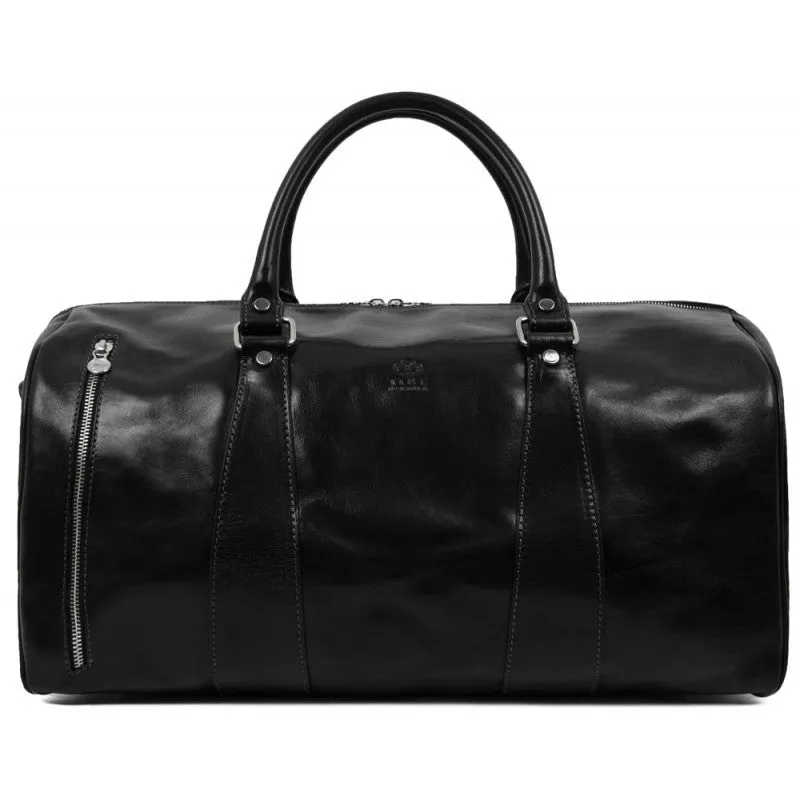 Wise Children - Leather Duffel Bag for Men and Women