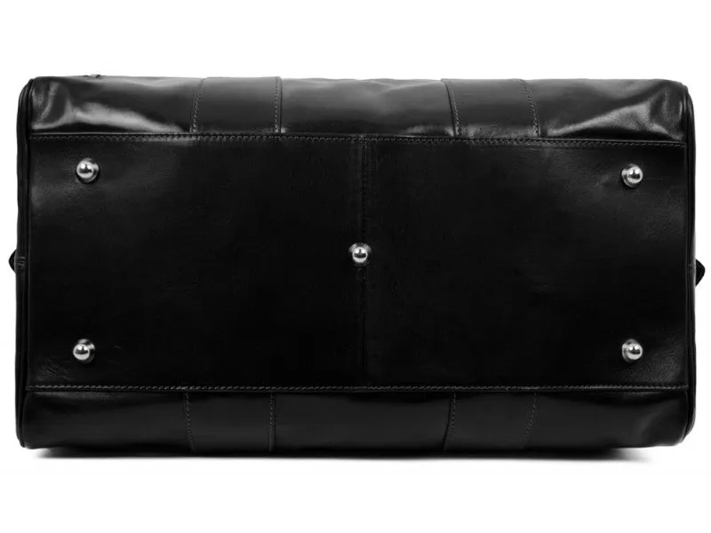 Wise Children - Leather Duffel Bag for Men and Women