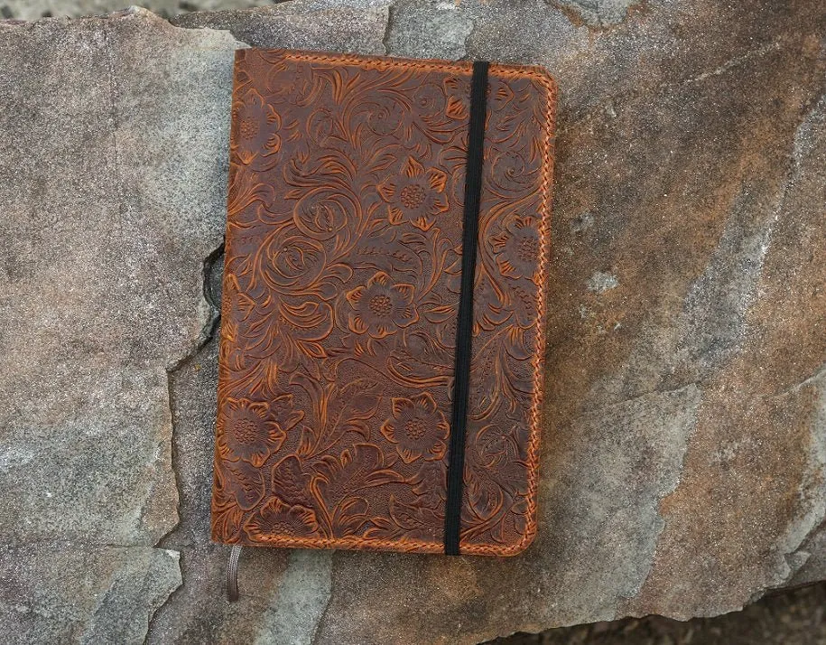 Women embossing Leather cover for Leuchtturm1917 Medium A5 Notebook
