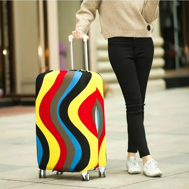Yellow Cat Fish Prints | Standard Design | Luggage Suitcase Protective Cover
